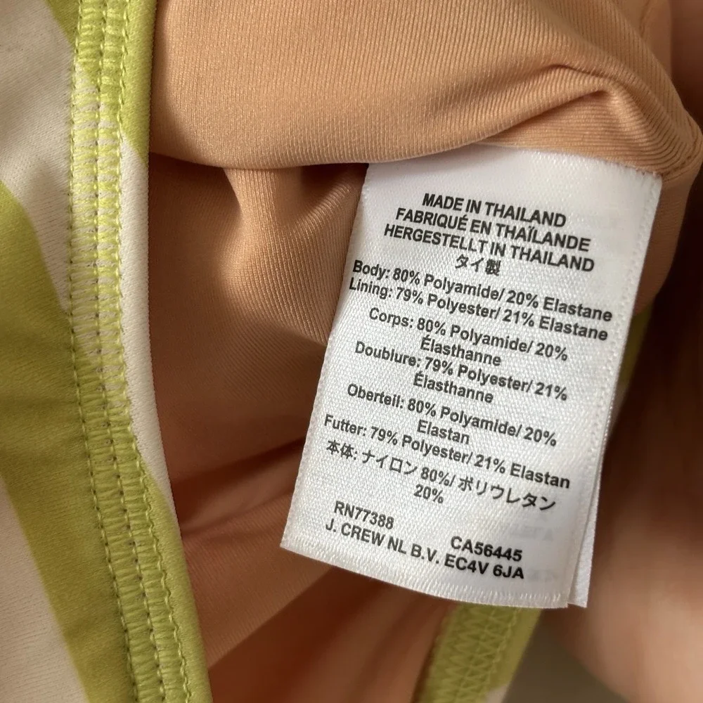 J Crew Crewcuts Girls Zip-Up Rash Guard UPF 50+ Swimsuits Size 8~LOT OF 2~ NWT
